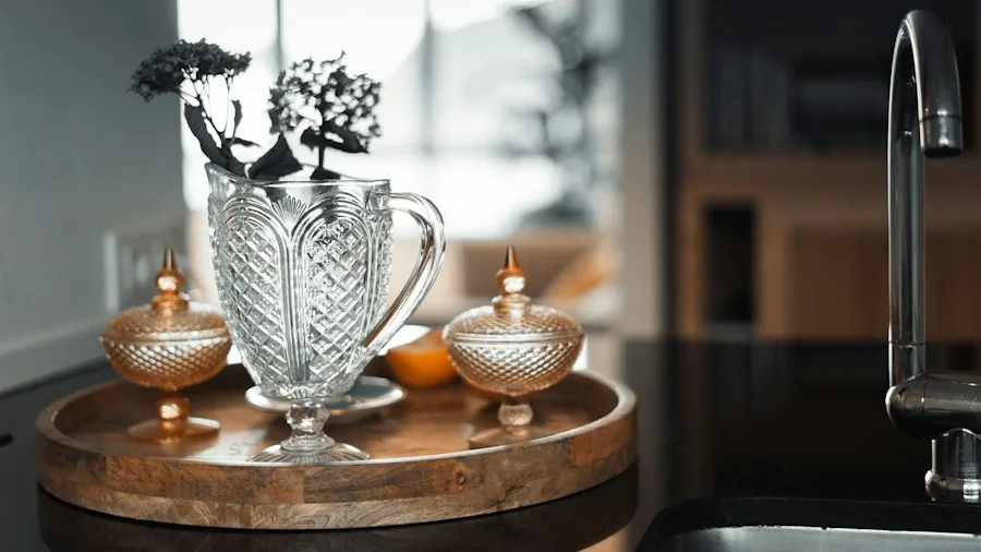 Vintage Pitcher and Basin Sets Make a Comeback as Bathroom and Kitchen Decor 3 antique pitcher basin dining centerpiece