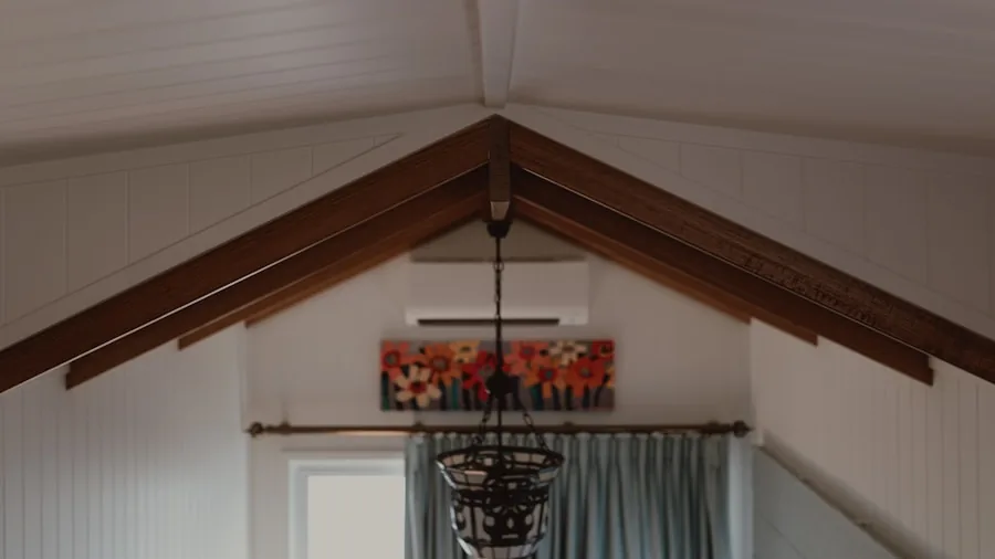 Angled Shower Rod Mounts Solve a Major Bathtub Problem for Sloped Ceiling Homes 3 bathroom storage under sloped ceilings
