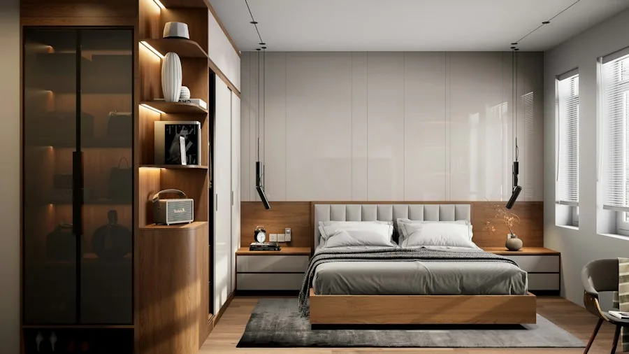 Kitchen Renovation Trends: Homeowners Are Swapping Rooms for Better Layouts and More Space 2 built-in storage shelving bedroom