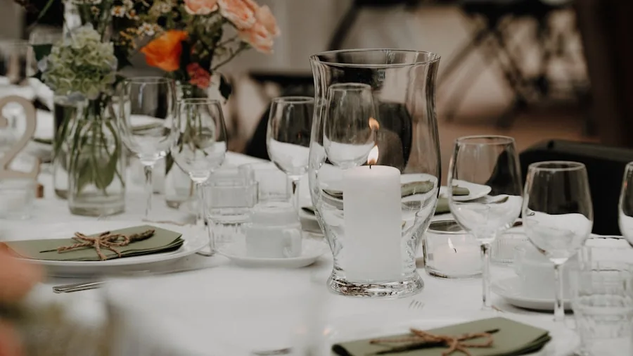 ceramic table lamp dining setup
