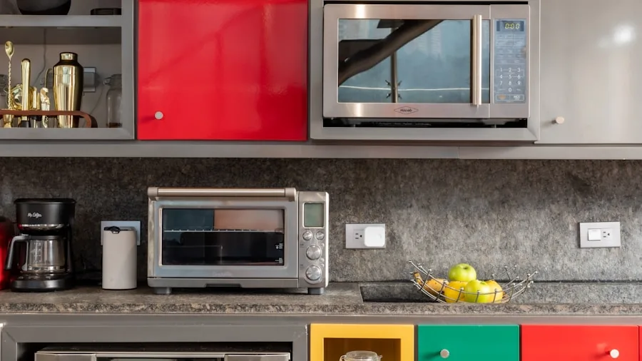 Costco's Retro Mini Fridges Arrive in Bold Colors: What Kitchen Shoppers Need to Know 3 colorful kitchen appliances shelving