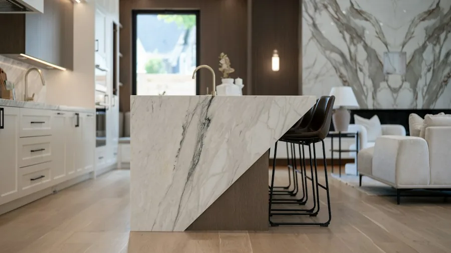 Quartzite Countertops Are Replacing Quartz in American Kitchens What Shoppers Need to Know 3 contemporary kitchen island quartzite surface