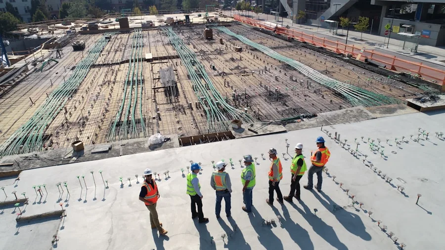 Contractor Succession Planning: What Homeowners Should Know About Business Transitions 2 contractor discussing plans with team members