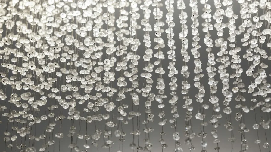 crystal chandelier close up