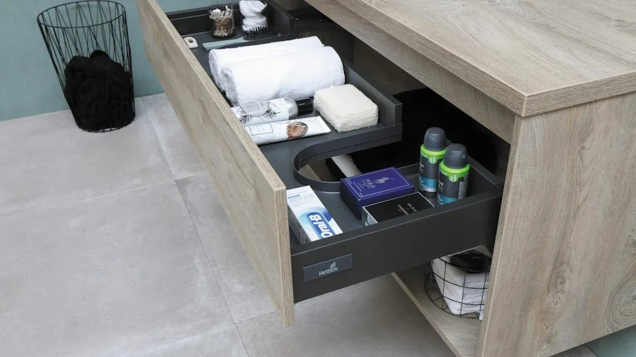 decorative bathroom storage displays