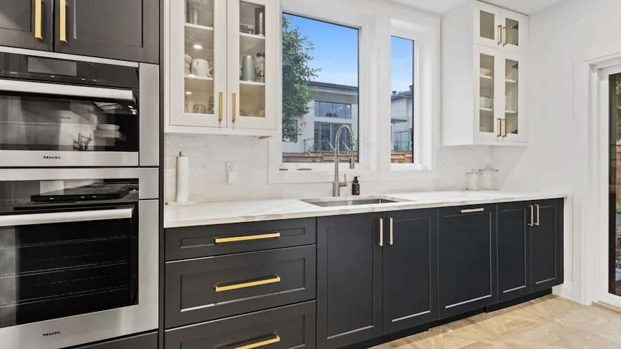 Kitchen Makeover for Under $2000 Shows Budget DIY Can Transform Outdated Spaces 2 DIY cabinet doors shaker style
