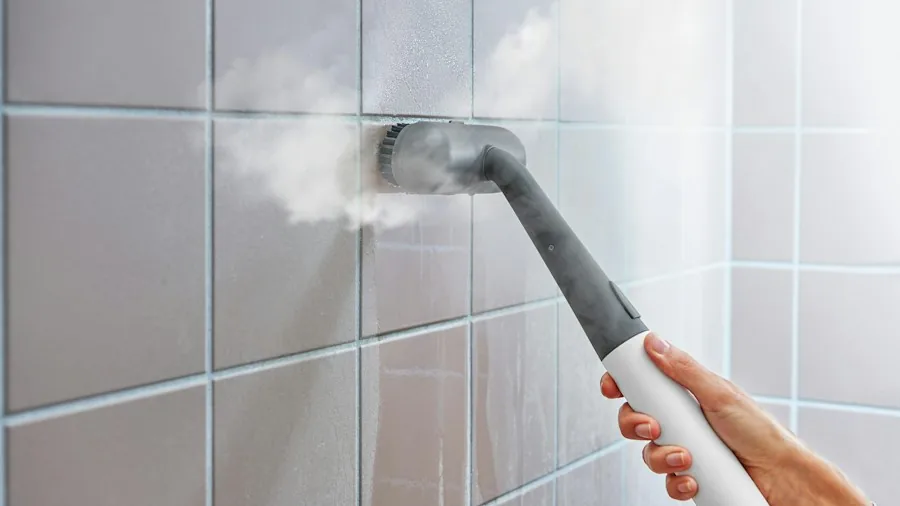 Electric Spin Scrubber Showers Arrive on Amazon: What Buyers Should Know 2 electric brush cleaning bathroom tiles