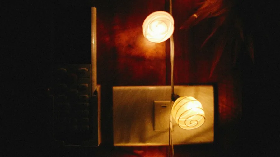 electrical outlet lighting fixture room interior