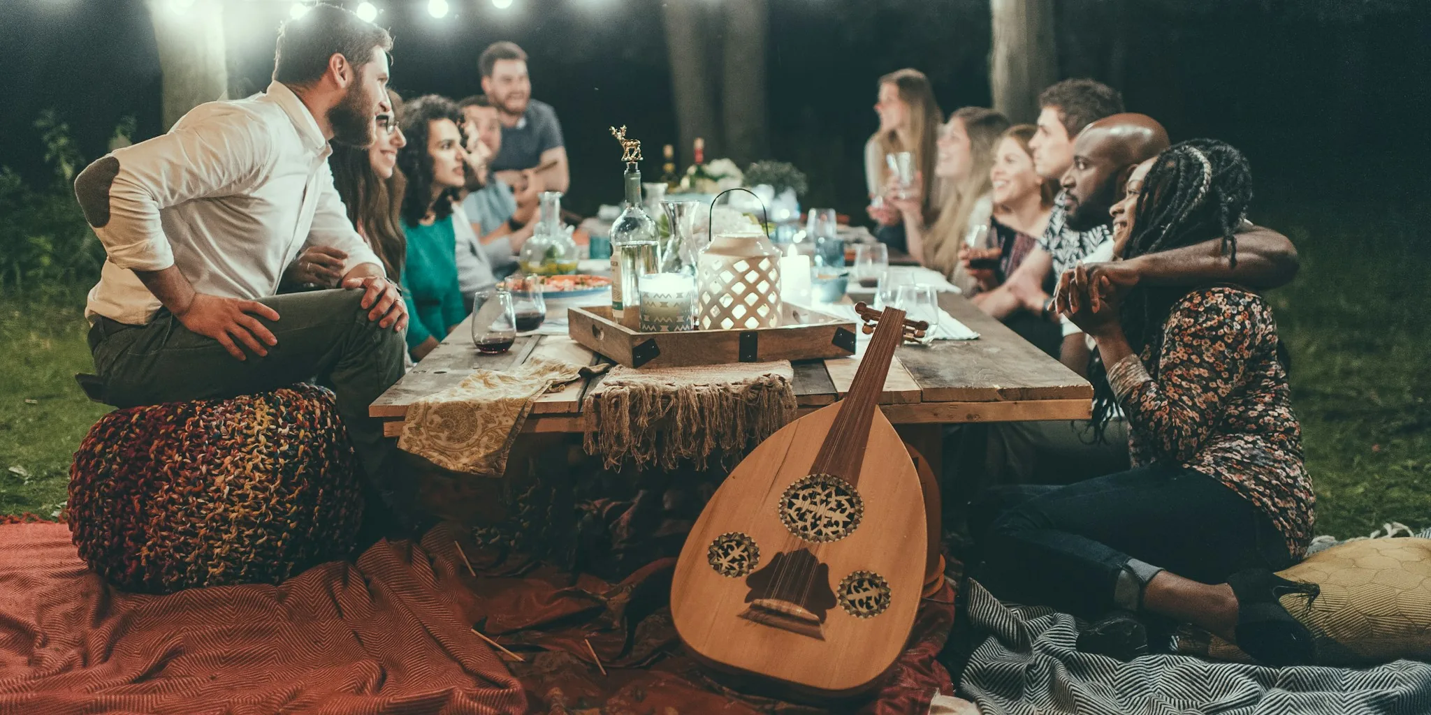 Budget Solar Chandeliers Transform Outdoor Ambiance