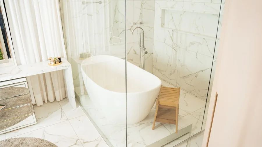 Stone Bathtubs Are Rising in Popularity: What Buyers Need to Know Before Upgrading 2 elegant marble bathtub interior