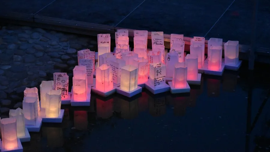 Waterproof Floating LED Candles Transform Bathroom Lighting Into Spa Experience 2 floating candles in water