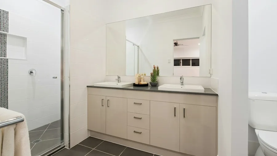 Home Depot Launches Mid-Century Modern Bathroom Vanity: What Shoppers Need to Know 2 freestanding bathroom vanity installation