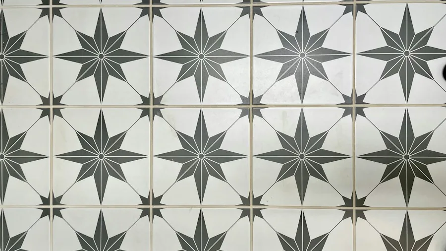 Kitchen Cabinet Makeover Ideas Transform 1990s Spaces Into Modern Homes 3 hand painted floor tiles custom design