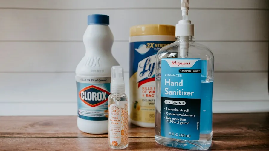 hand sanitizer cleaning safety