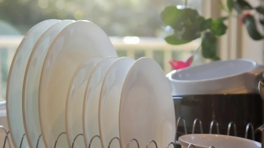 Dishwasher Loading Myths Debunked: What Experts Say About Spacing and Placement 2 hands loading bowls dishwasher rack