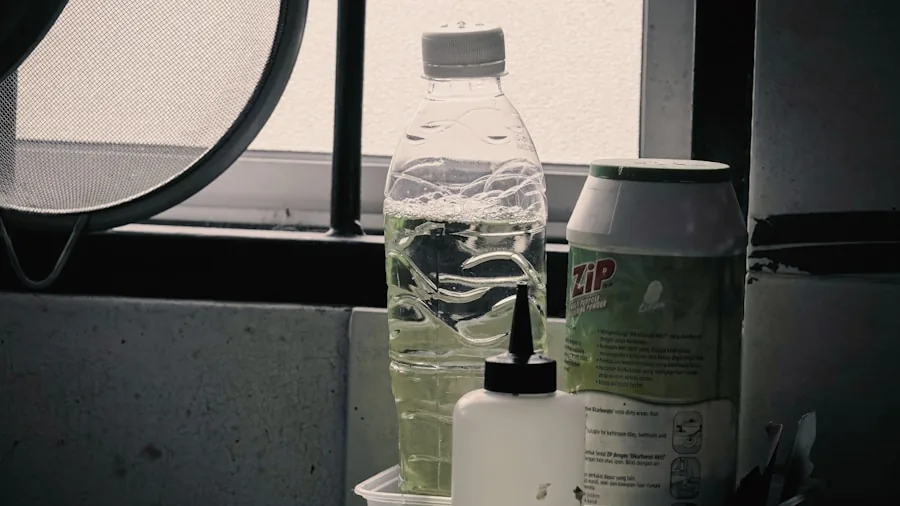 Bathroom Stain Removal: How a Common Household Item Tackles Stubborn Sunscreen Marks 2 hydrogen peroxide bottle bathroom products
