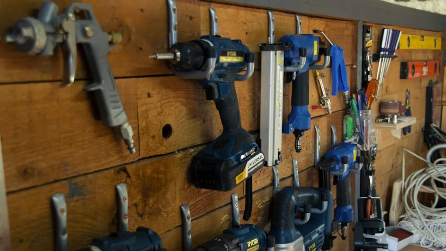 industrial tool storage shelving