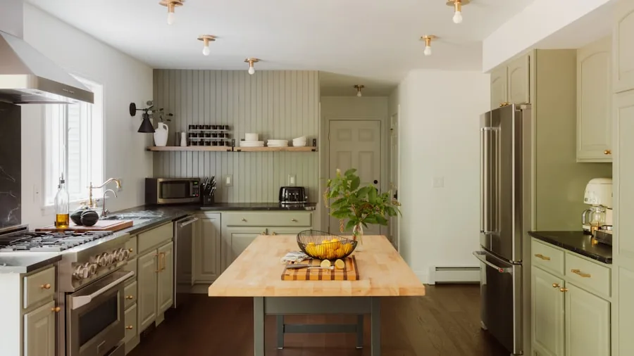 7 Tips to Organize Your Kitchen Pots and Pans Like a Pro 2 kitchen island open shelving