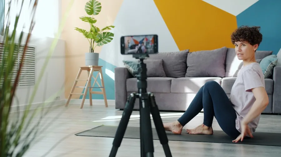 living room smart home wireless camera