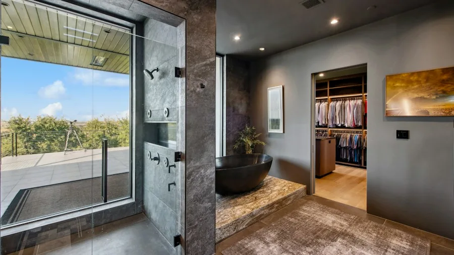 Morvano Pivot Shower Door Takes Off on Amazon: What Shoppers Need to Know Before Buying 3 luxury spa bathroom with pivot glass door