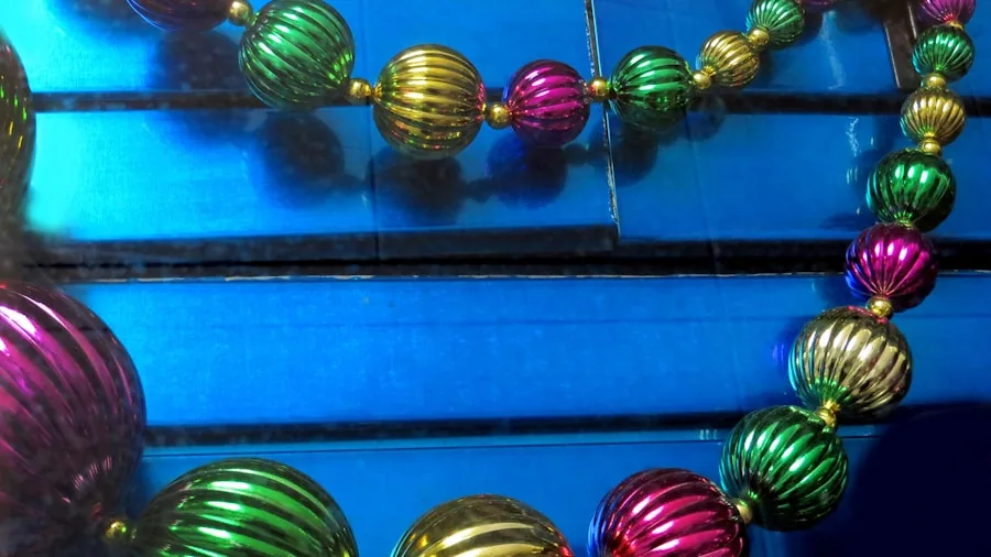 DIY Pet Friendly Shower Ring Bead Curtain What Shoppers Should Know 2 metallic spray painted shower rings beads