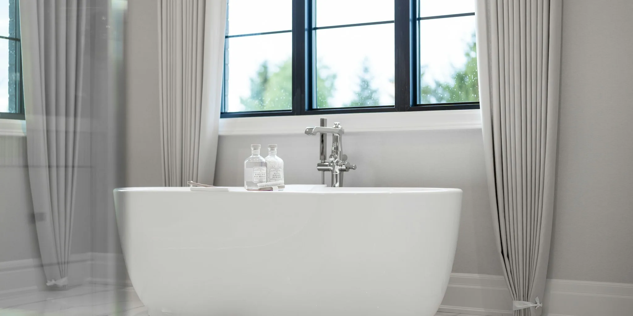 DIY Macrame Bathtub Curtains Transform Budget Bathrooms