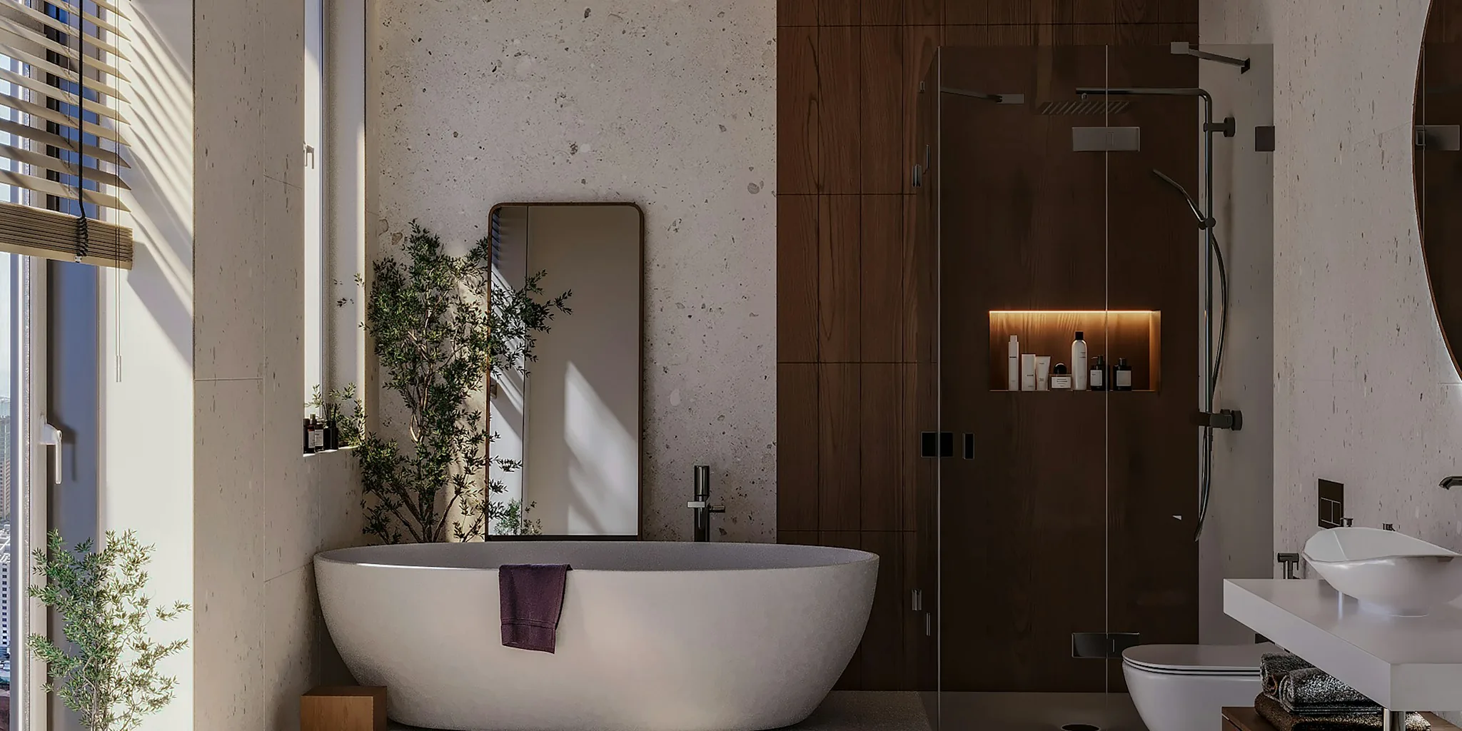 Invisible Shower Trend Takes Off What Shoppers Need to Know About Wet Rooms and Minimalist Bathrooms