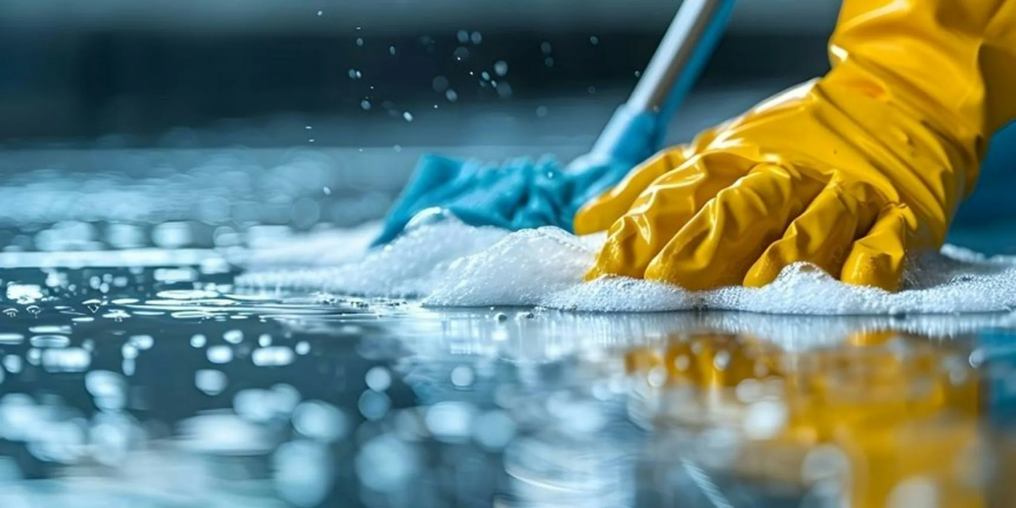 modern smart home floor cleaning