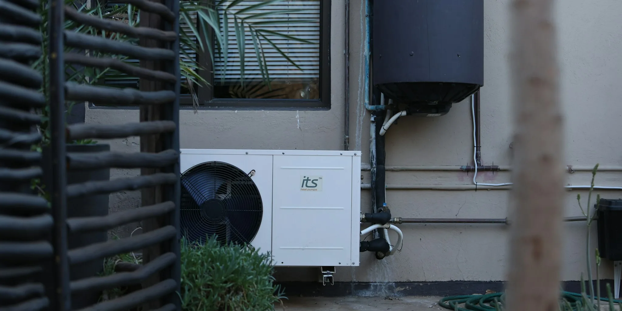 modern water heater installation home