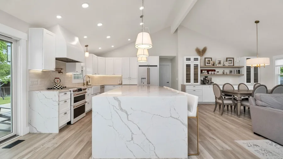 Nine Outdated Kitchen Trends That Hurt Your Home's Resale Value 2 open kitchen floor plan