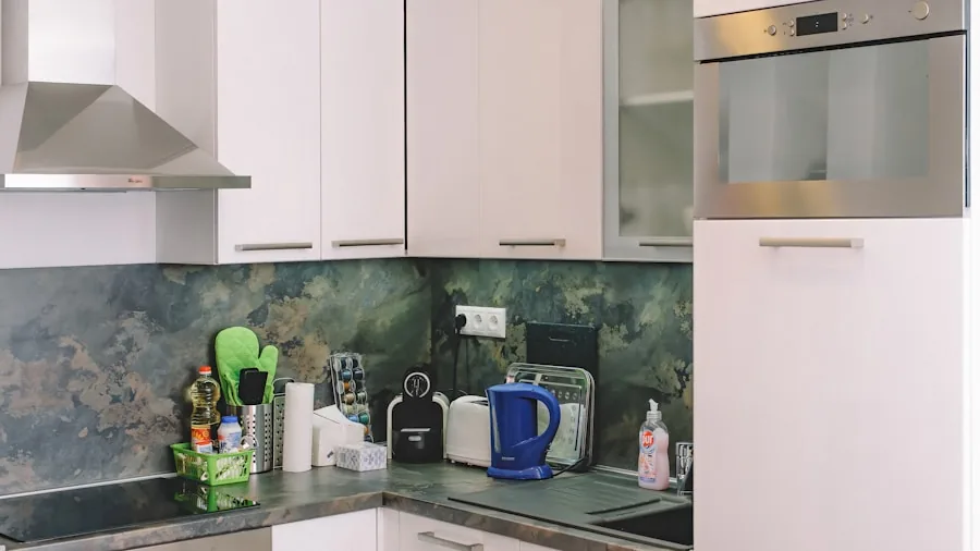 Brooklyn Kitchen Transformed with Paint and Shelving for Under $300 - What Shoppers Need to Know 3 paint colors for tiny kitchens
