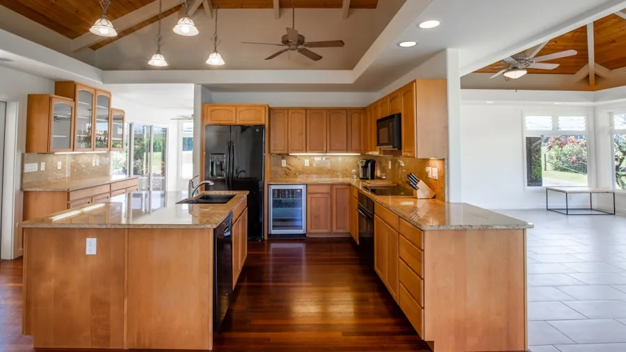 Small Kitchen Design Choices That Transform Your Space: What Shoppers Should Know 2 painted ceiling modern kitchen interior