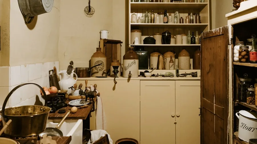 Early 1900s Home Renovation: What Buyers Should Know About Period-Authentic Updates 2 pantry with vintage tile floor