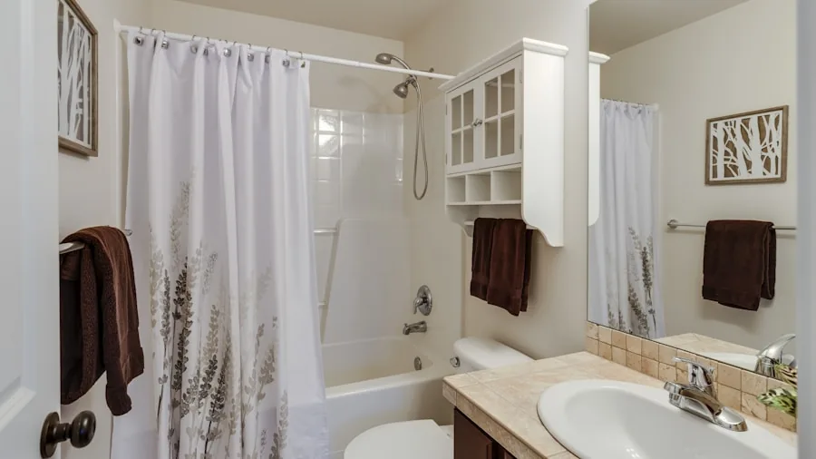 Magnetic Shower Curtain Weights: The Affordable Solution to Billowing Curtains 3 person adjusting shower curtain in bathroom