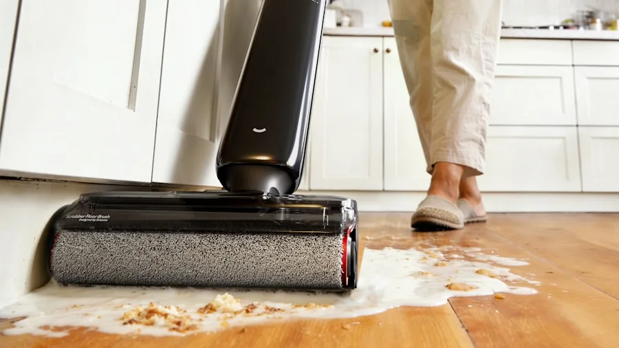 Rethinking the Vacuum Cleaner: What a Suction-Free Approach Means for Home Shoppers 3 person mopping hardwood floor