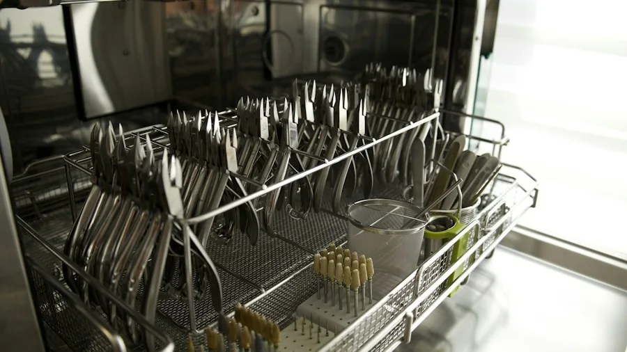 7 Tips to Eliminate Dishwasher Odors and Keep Your Machine Fresh 2 removing dishwasher filter close-up
