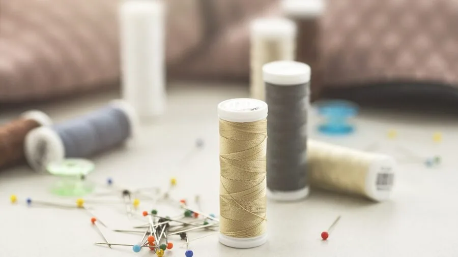 Shower Curtain DIY Project Creates Budget Outdoor Pillows 3 sewing zipper onto fabric panel