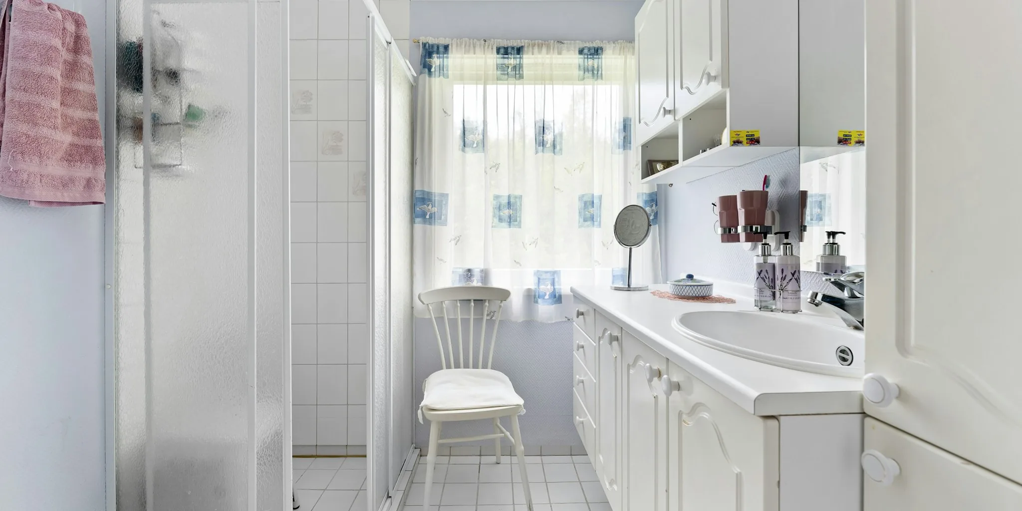 Compact Rolling Cabinet Under $71 Solves Small Bathroom Storage