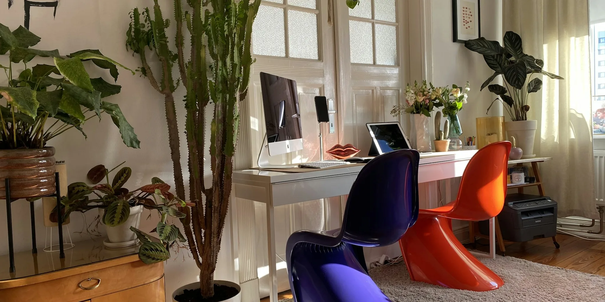 Bold Paint and DIY Prove Budget Decorating Works