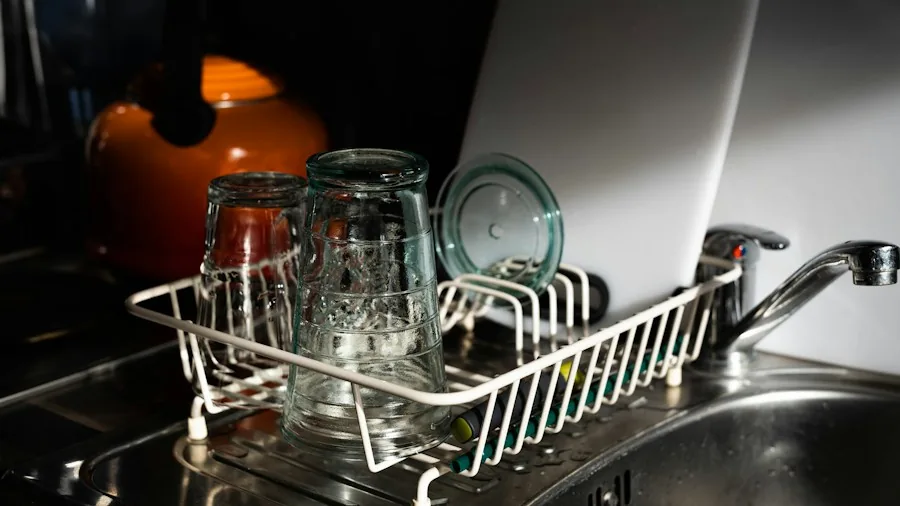 vinegar cup dishwasher rack