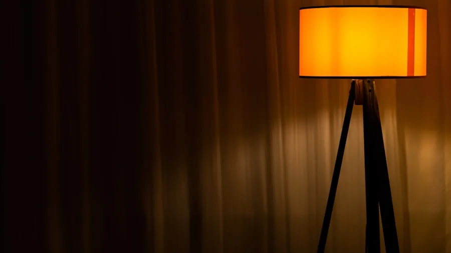 warm lamp interior autumn decor