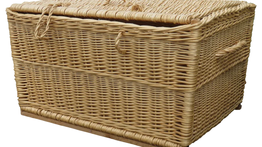 7 Tips to Make the Most of Kitchen Cabinet Space Above Your Cabinets 2 wicker baskets kitchen storage