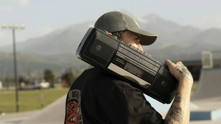 Isotunes Sidekick Speaker Attacks Dewalt: What This Price War Means for Shoppers 2 worker charging portable bluetooth speaker outdoor